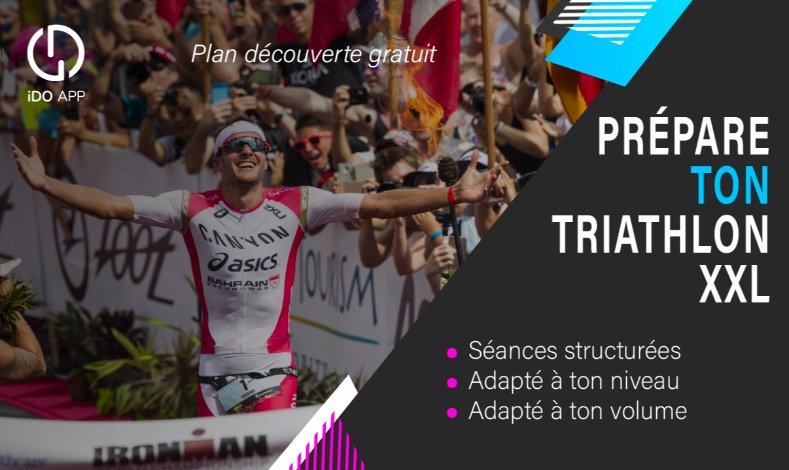 Plan gratuit triathlon XXL - Ironman