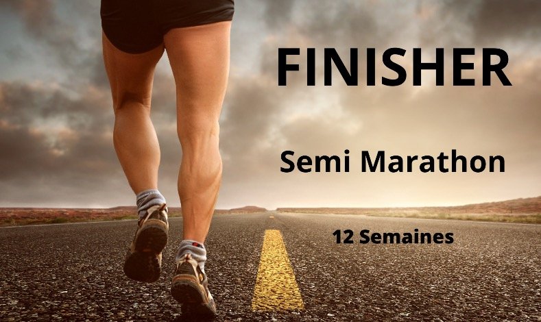Semi Marathon en 12 semaines sans préparation physique - Plan d